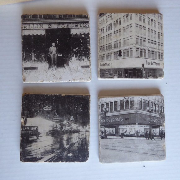 STUDIO VERTU TUMBLEND MARBLE, HANDMADE COASTERS - Picture 3 of 4